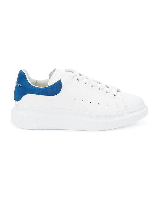 Alexander mcqueen mens show leather platform trainers 2025