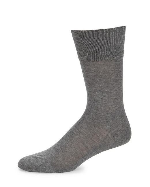 Falke Gray Tiago Logo Socks for men