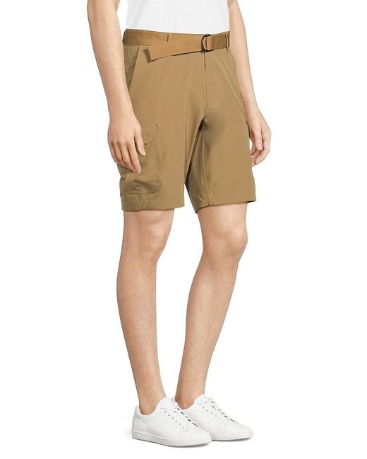 Vintage 1946 Natural Belted Cargo Shorts for men