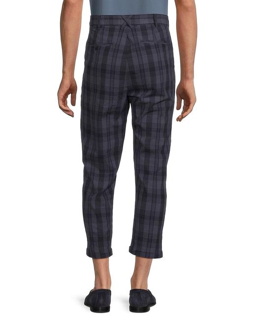 Plaid cropped cheap pants mens