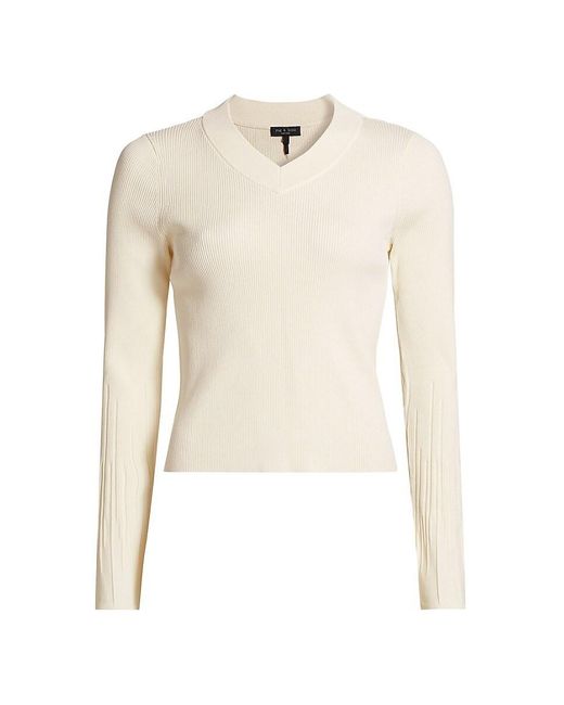 Rag & Bone Blue Austen V-Neck Sweater