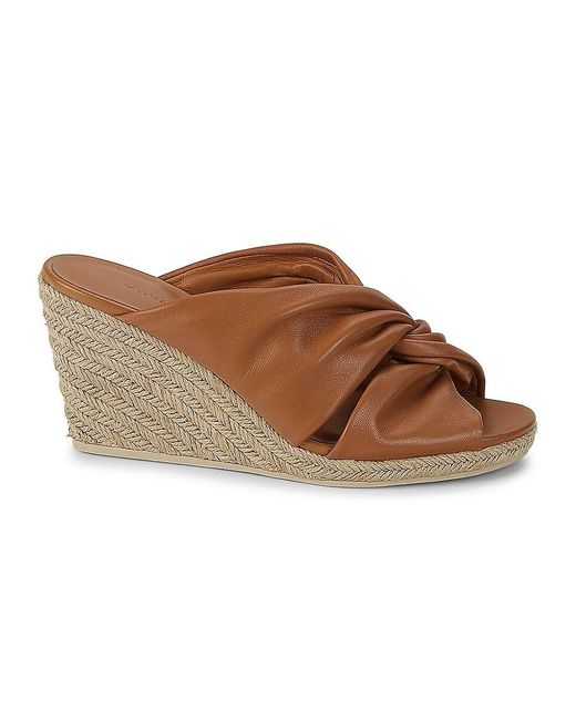 Vince Synthetic Sylvia Knotted Espadrille Wedge Sandals in Tan (Natural ...