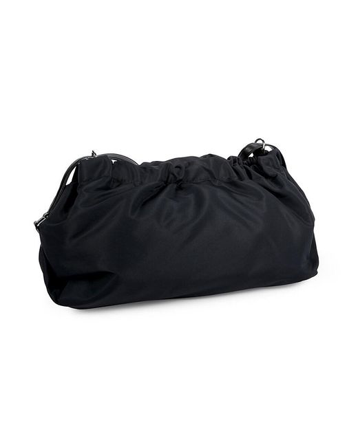 Alexander McQueen Black The Bundle Logo Shoulder Bag