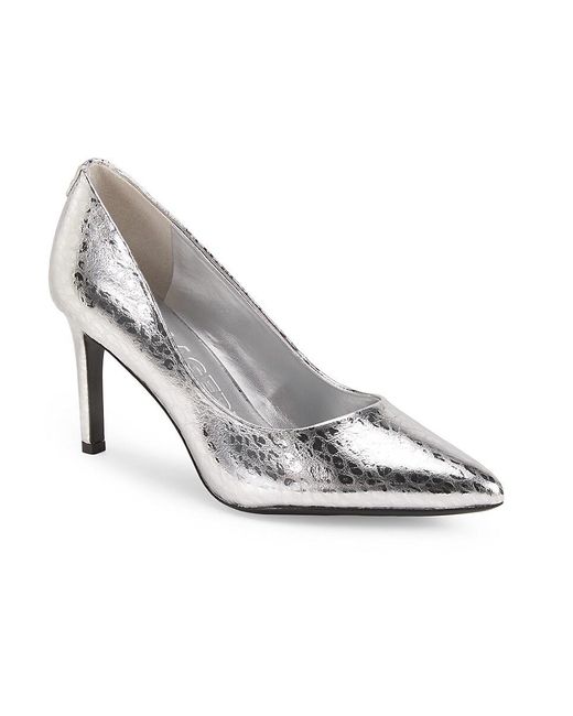 Karl Lagerfeld Glora Metallic Pumps