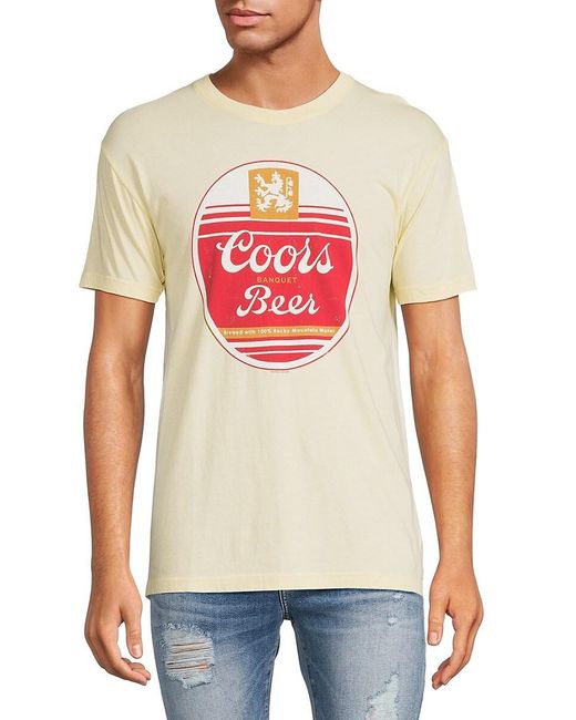 American Needle Red Miller Coors Graphic Tee for men
