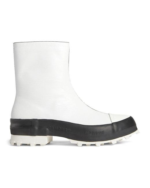 Camper Traktori Colorblock Leather Ankle Boots in White for Men | Lyst ...