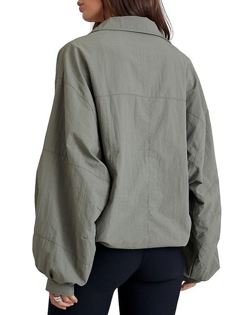 All Fenix Gray Sunny Nylon Zip Jacket