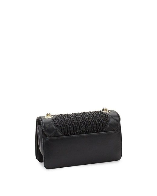 Karl Lagerfeld Lara Quilted Leather Shoulder Bag in Black Lyst