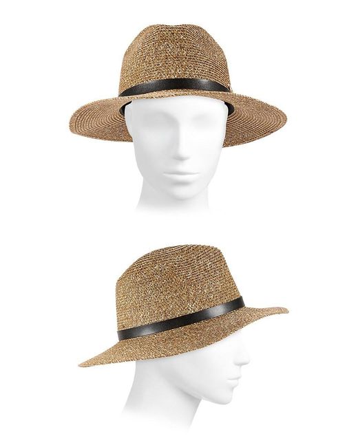 La Fiorentina Natural Buckle Strap Straw Sun Hat