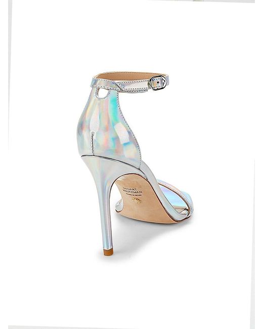 stuart weitzman nudist white
