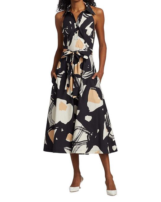 teri jon black and white dress