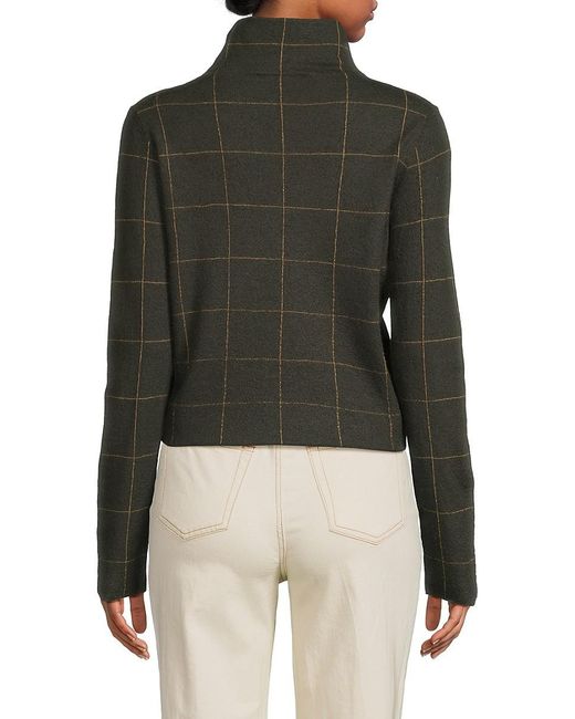 Vince windowpane cashmere sweater sale