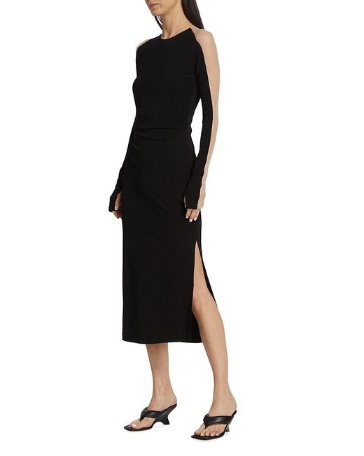 Helmut lang midi best sale dress
