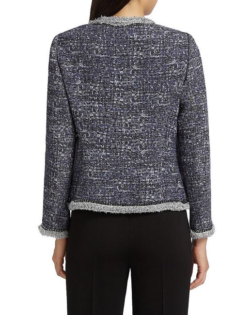 Kobi Halperin Gray Keaton Tweed Single-Breasted Jacket