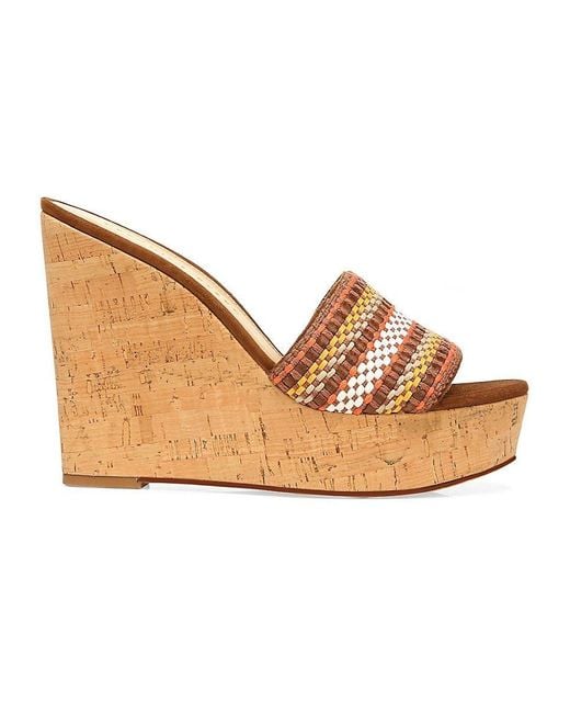 Veronica beard dali platform wedge sandal sale