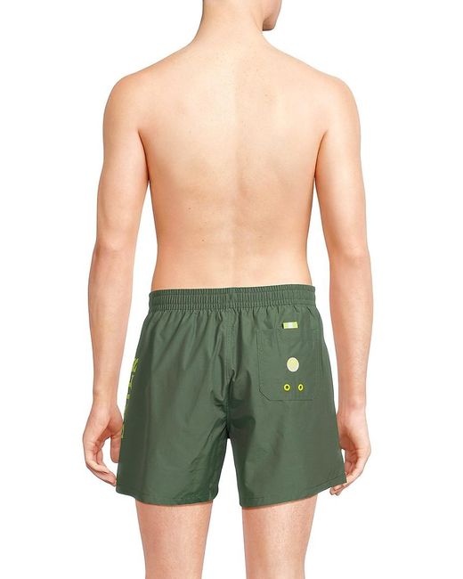 North Sails Green Logo Drawstring Swim Shorts for men