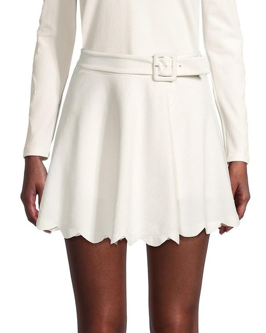 Marysia Swim Natural Monica Belted Miniskirt