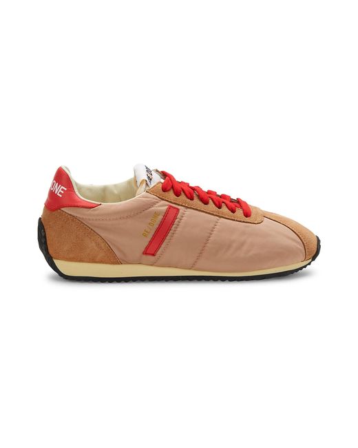 RE/DONE Synthetic 70s Low Top Sneakers in Tan Red (Pink) Lyst