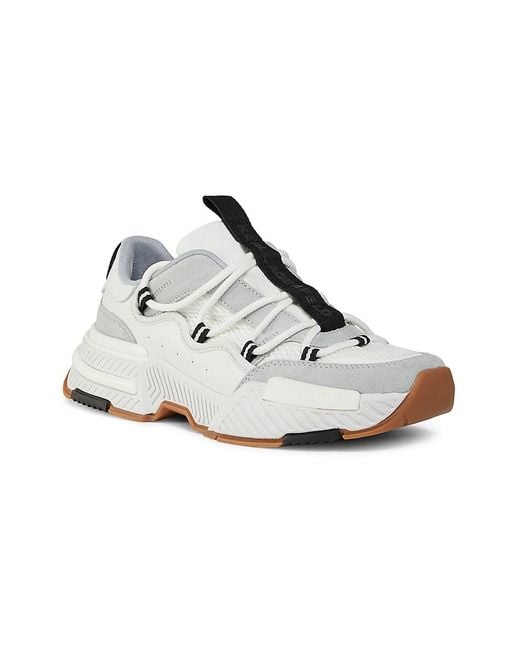 Karl Lagerfeld Black Logo Low-Top Sneakers for men