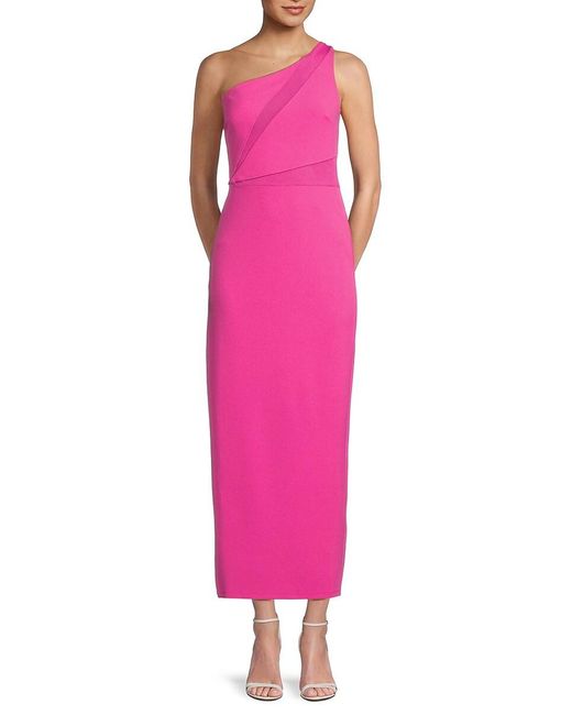Rachel Roy Veanne Inset One Shoulder Gown in Pink Lyst UK