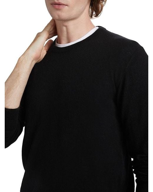 Saks Fifth Avenue Blue Collection Cashmere Crewneck Sweater for men
