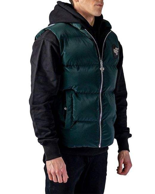 Woodpecker Men's Yellow Quilted Puffer Vest