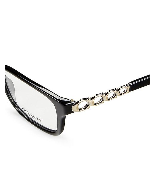 COACH Metallic 52Mm Rectangle Eyeglasses