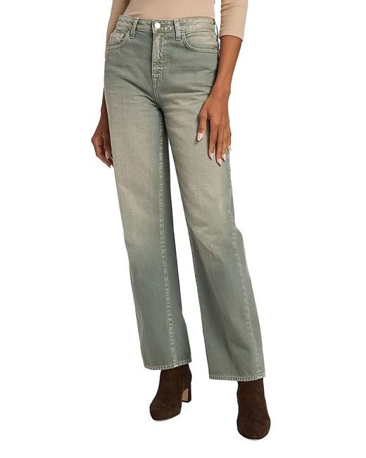 L'Agence Green Jones Ultra High-Rise Stovepipe Jeans
