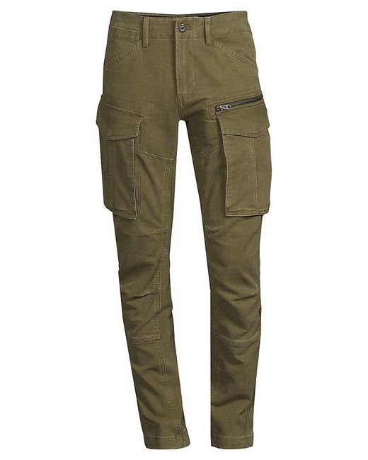 G-Star RAW Green Rovic Tapered Cargo Pants for men