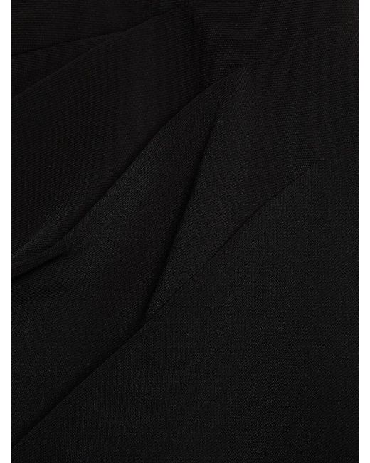 Tahari Black The Vivienne Wrap-Front Skirt