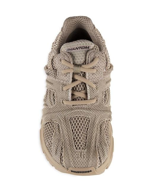 Balenciaga Brown Phantom Mesh Sneakers