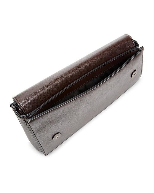 Calvin Klein Brown Basalt Solid Crossbody Bag