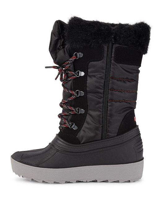 Pajar black fur clearance boots