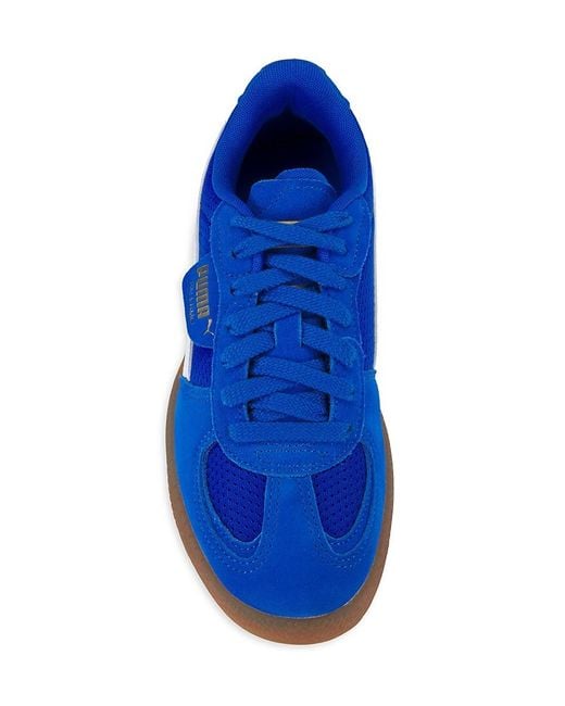 PUMA Blue Palermo Moda Low-Top Sneakers