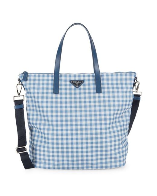 Prada on sale gingham bag