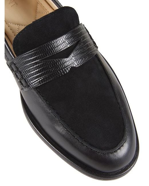 J.McLaughlin Black J. Mclaughlin Concetta Suede Loafers