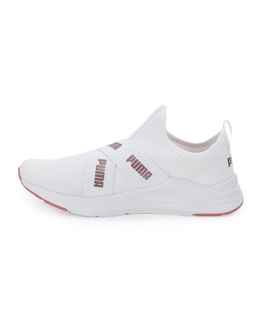 PUMA Wired Run Slip-on Sneakers in White - Save 28% | Lyst