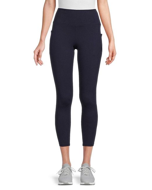 Spyder Blue Floating Pocket 7/8 Leggings