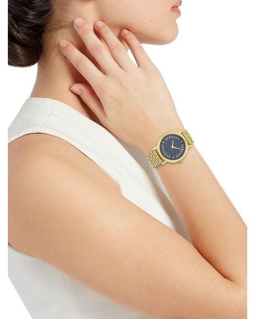Versace V-Dollar Ip Goldtone Stainless Steel Bracelet Watch  display picture 1