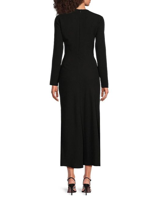 Ba&sh Black Yona Cutout Midi Dress