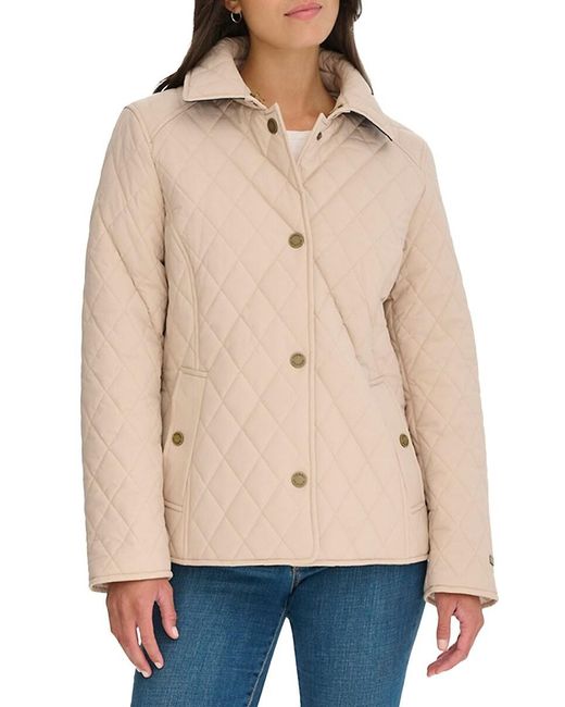 Tommy Hilfiger Natural Diamond Quilt Transitional Jacket