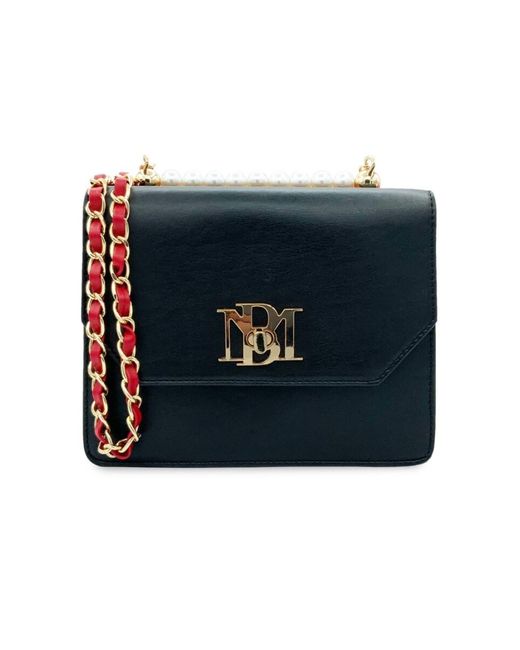 badgley mischka black purse