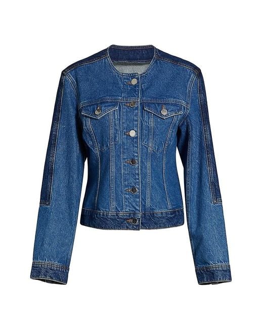 10 Crosby Derek Lam Blue Hugo Denim Jacket