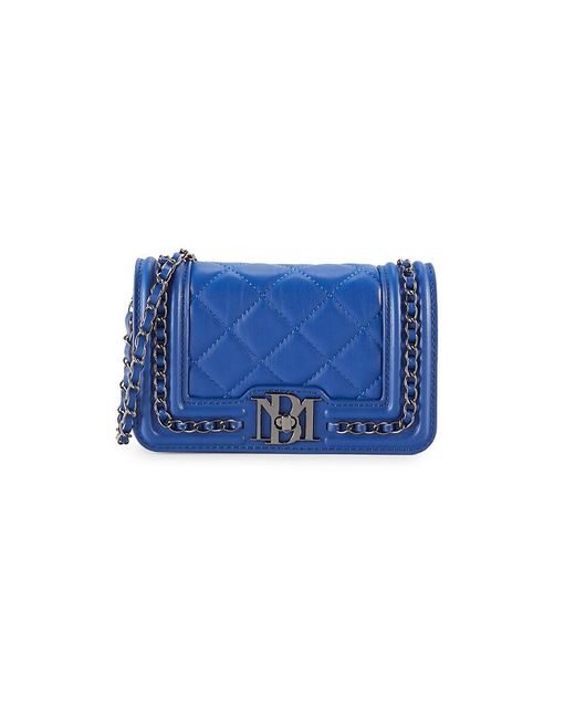 Badgley Mischka Diamondquilted Crossbody Bag in Blue Lyst