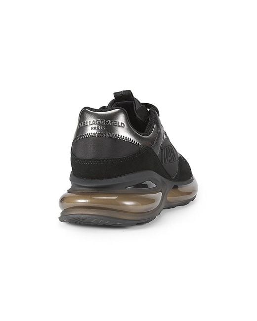 Karl Lagerfeld Blue Logo Low-Top Sneakers for men