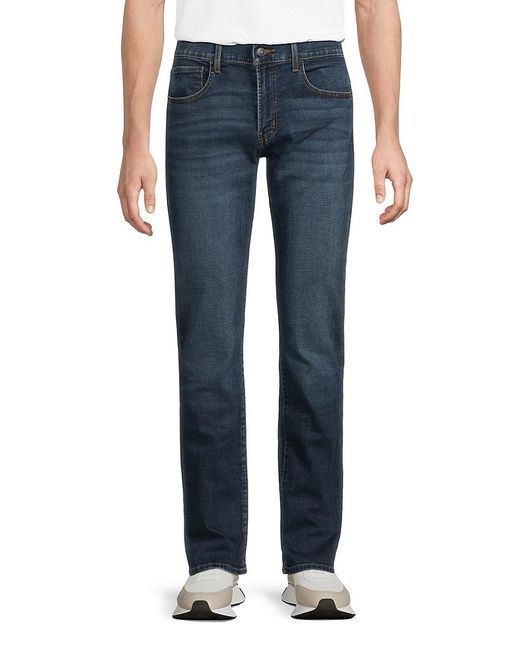 Hudson Blue Byron Whisker-Wash Jeans for men