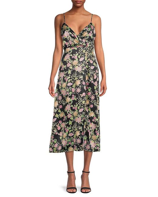 NSR Floral Midi Slip Dress | Lyst
