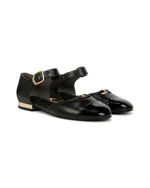Sam Edelman Black Rylie Cap Toe Mary Jane Flats