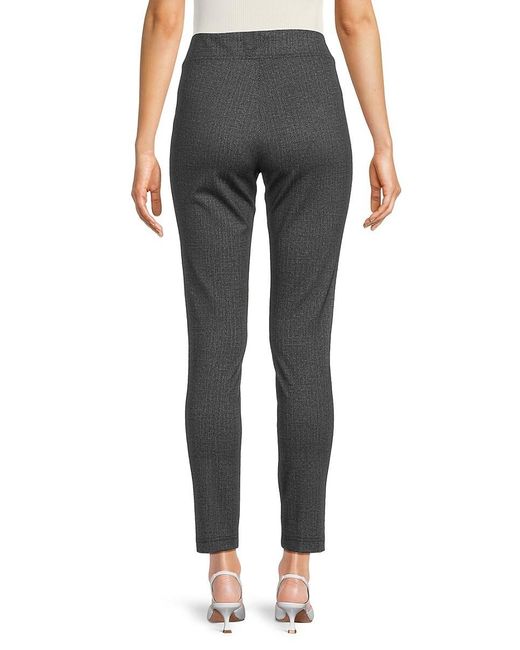 Calvin Klein Gray Textured Cropped Pants