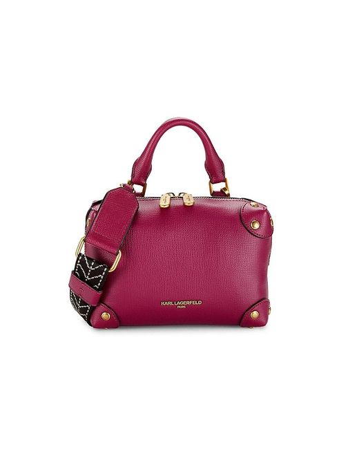 Karl Lagerfeld Valette Twoway Crossbody Bag in Red Plum (Blue) Lyst